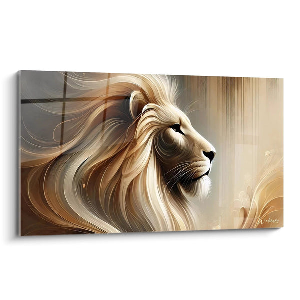 King of the Savanna Wall Art - Abstract Africa Edition