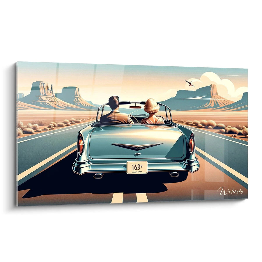 Tableau Route 66 - Édition Rétro