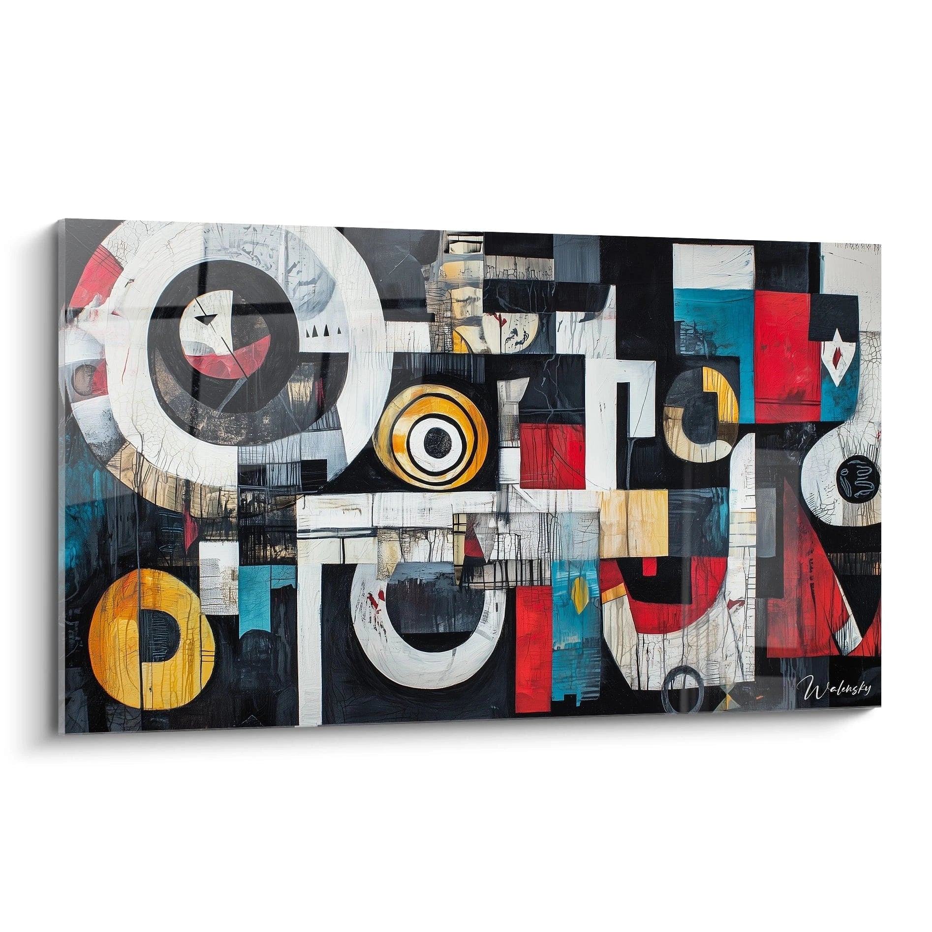 Tableau Rythmes Abstraits - Edition Peinture Contemporaine Abstrait - Walensky