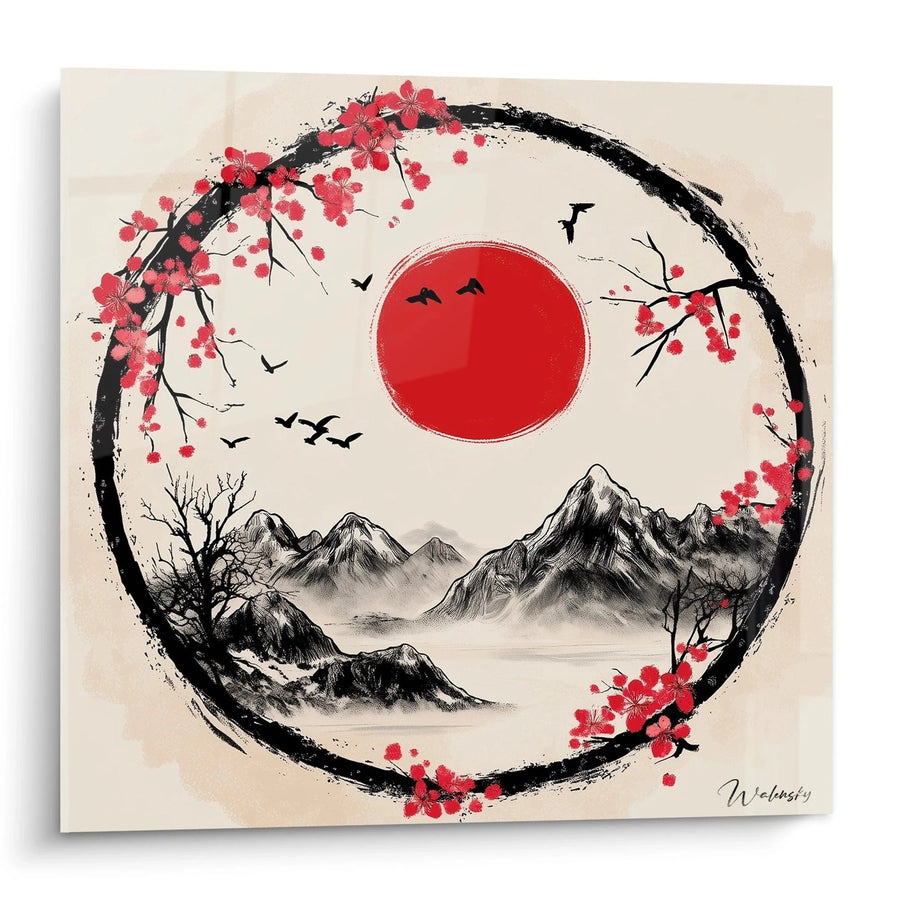 Tableau Sakura âme du temps - édition zen