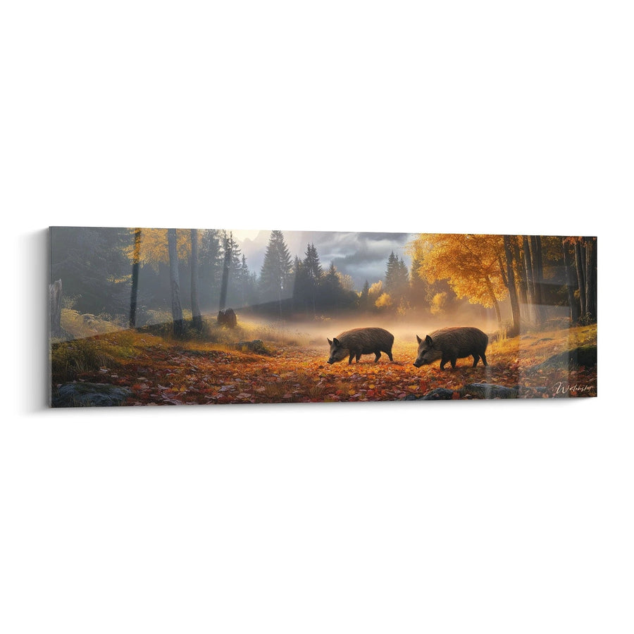 Wild zwijn schilderij nr. 2 - Dieren editie