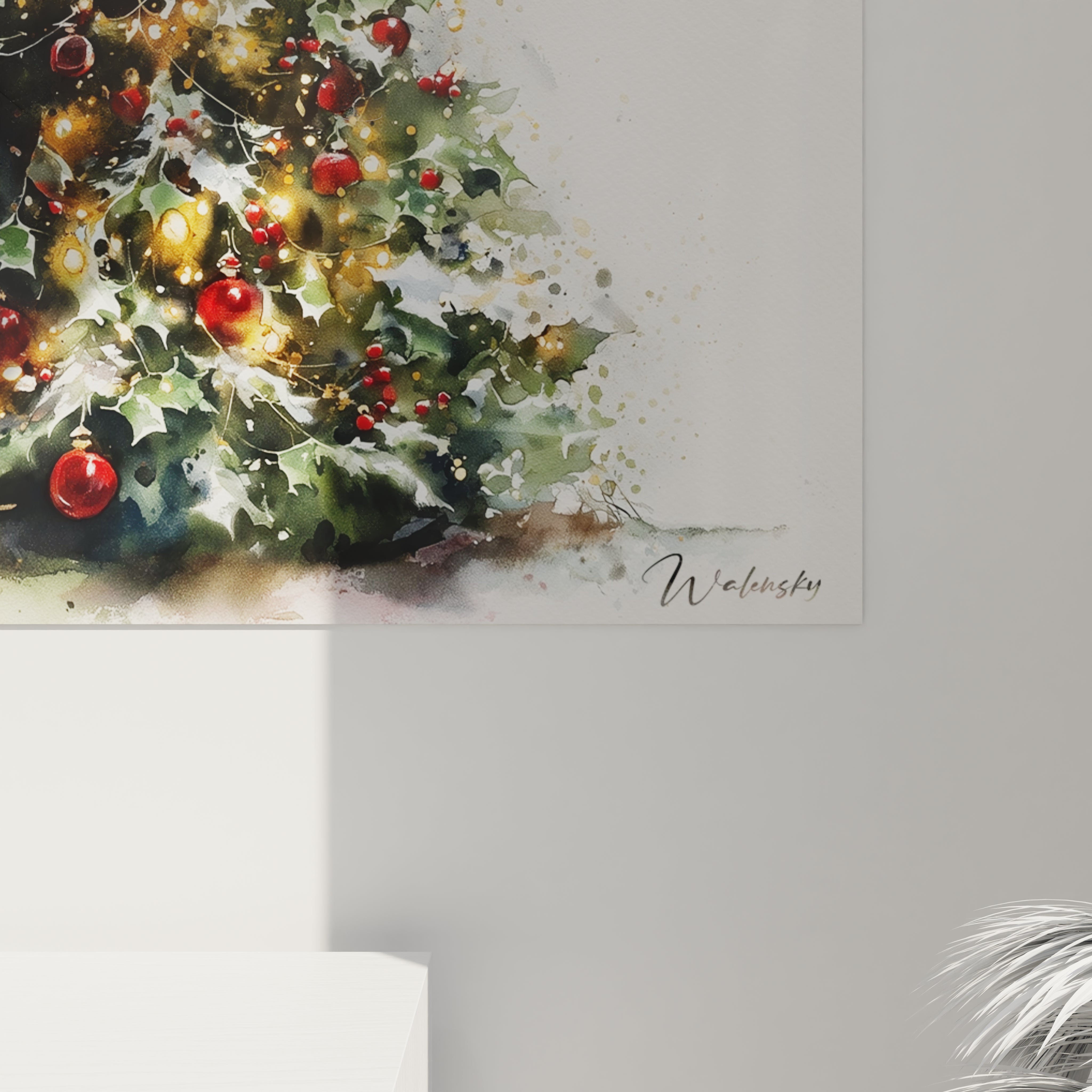 Tableau Sapin Joie partagée - édition Noël