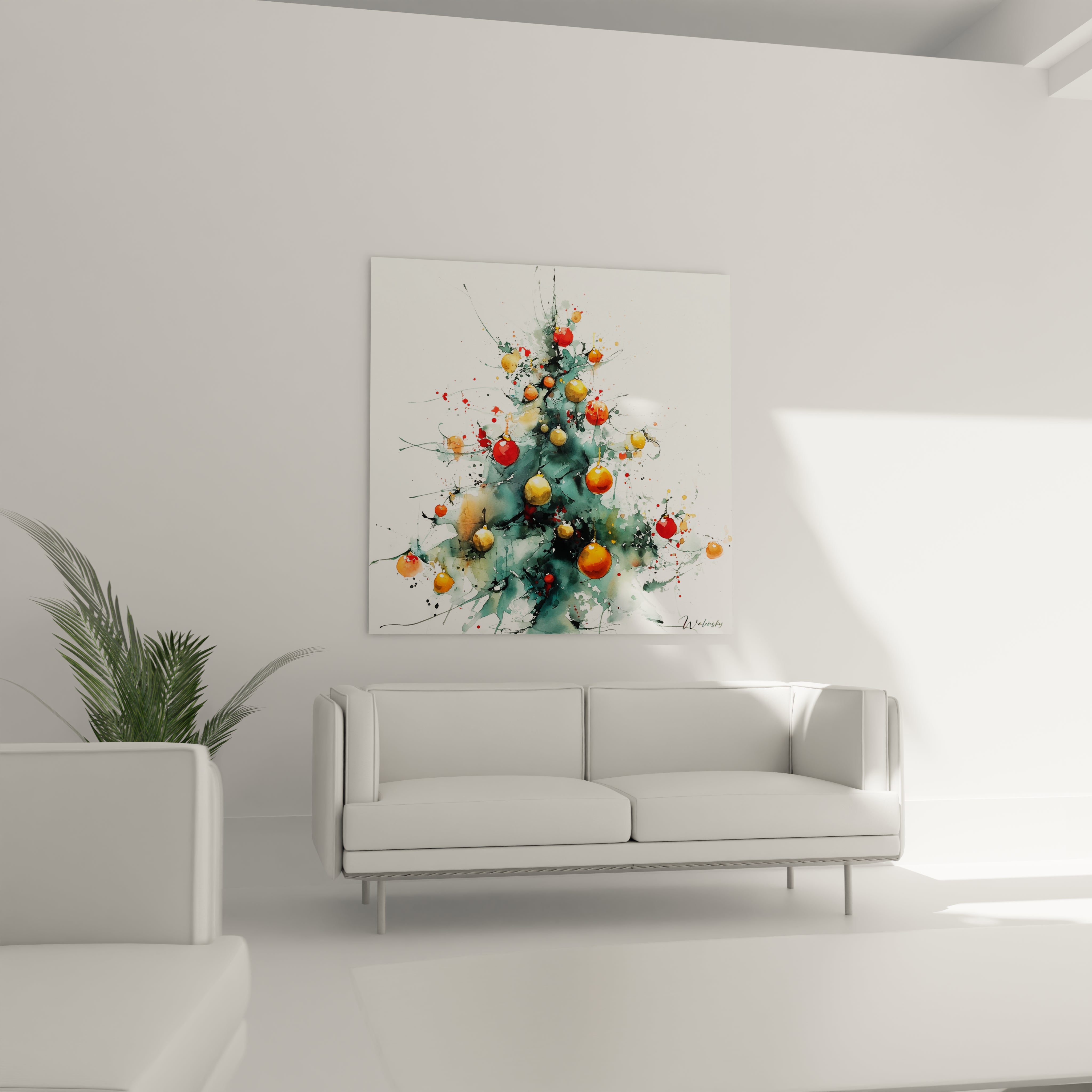 Tableau Sapin Héritage des fêtes anciennes - édition Noël