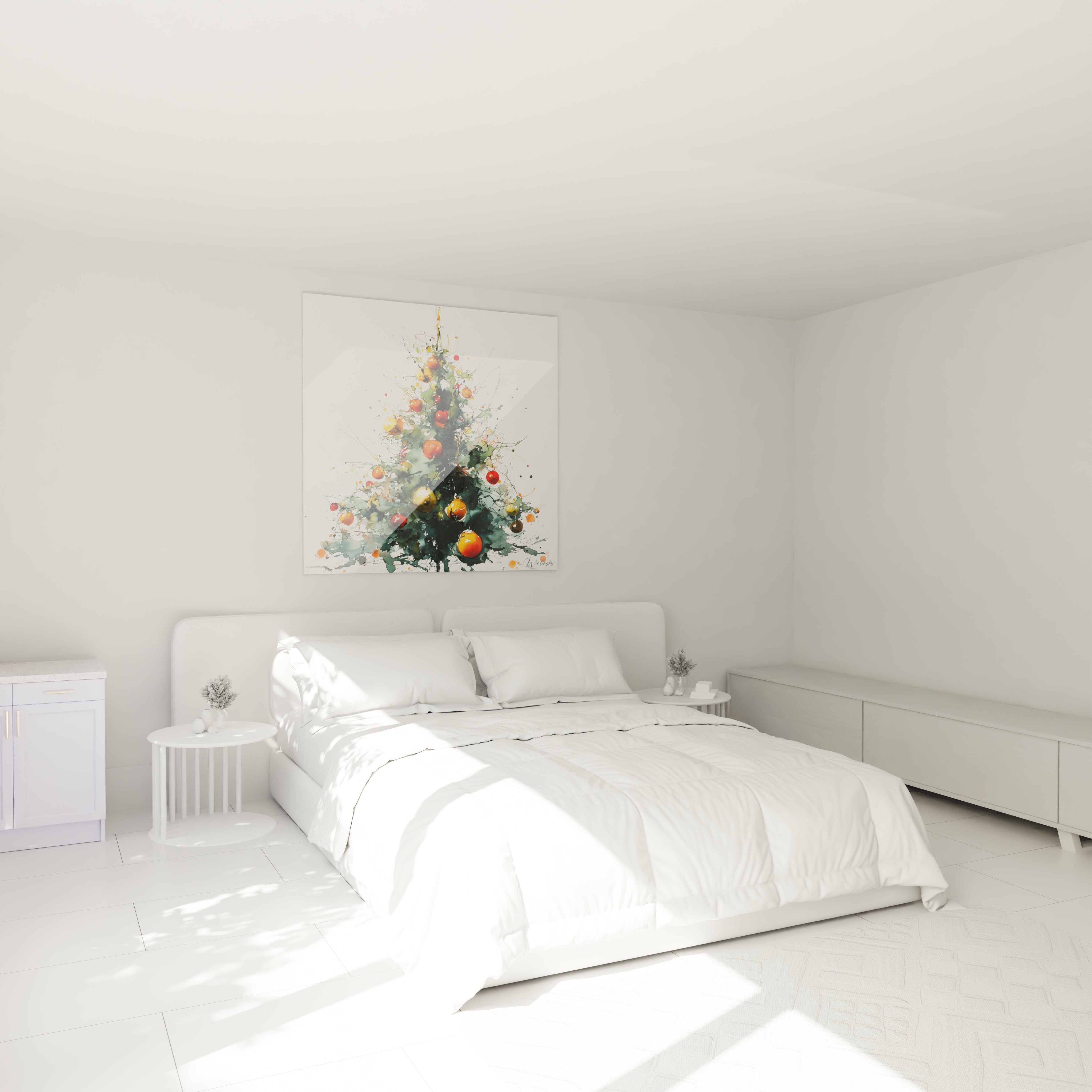 Tableau Sapin Trésors sous les branches - édition Noël