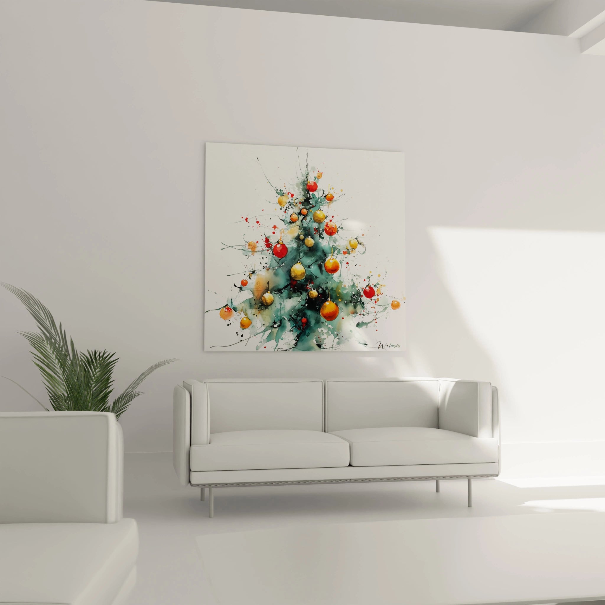 Tableau Sapin Héritage des fêtes anciennes - édition Noël - Walensky