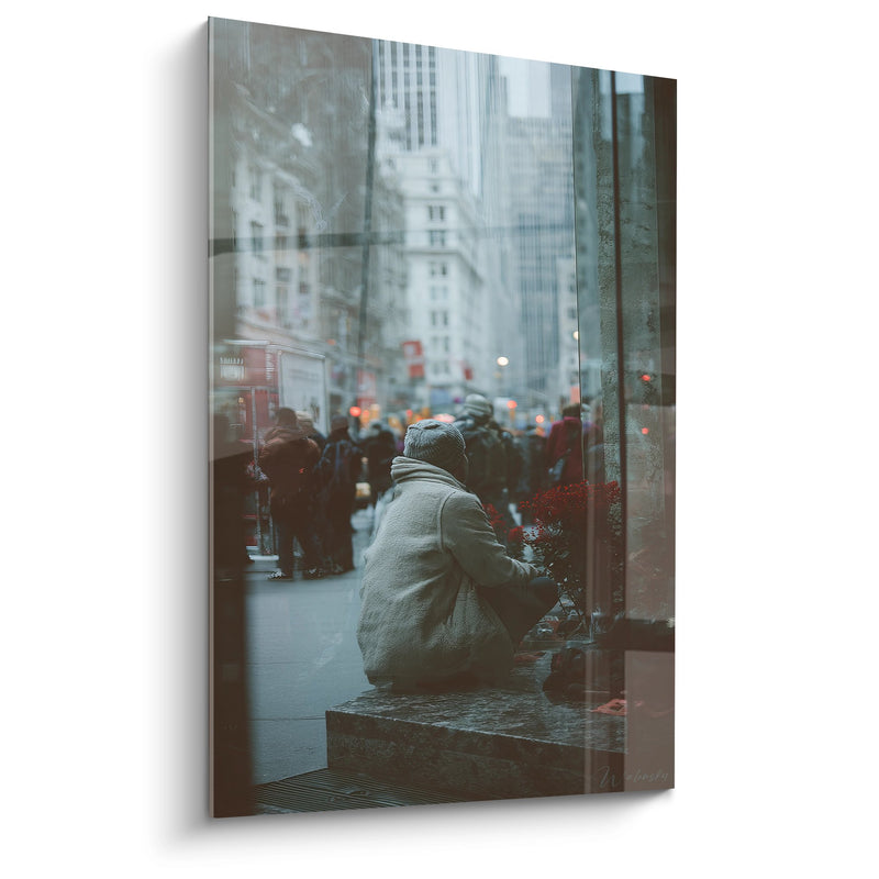 Urban Street Scene Wall Art - New York Solitude - New York Edition