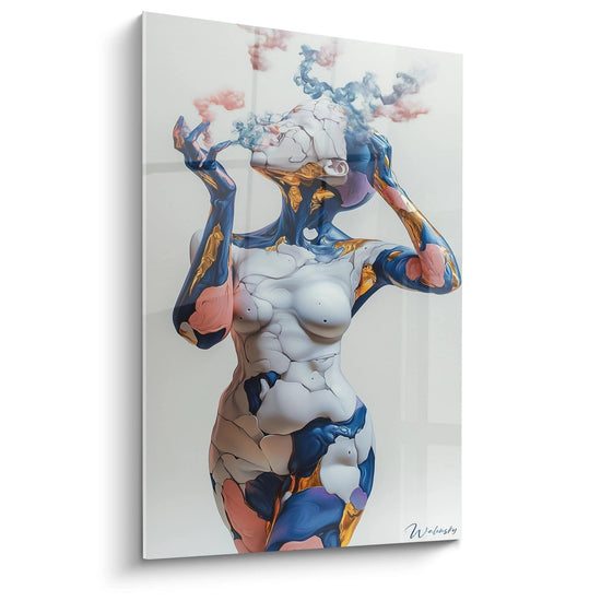 Wandbild Lebendige Skulptur - Edition Sinnliche Abstraktion