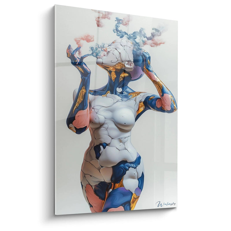 Quadro di scultura vivente - Edizione sensuale astratta