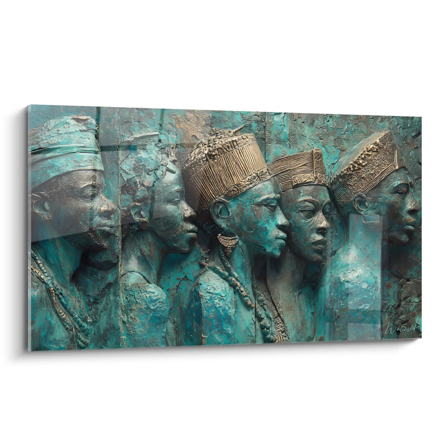 Tableau Sculptures africaines - Héritage ancestral - édition culture Africaine