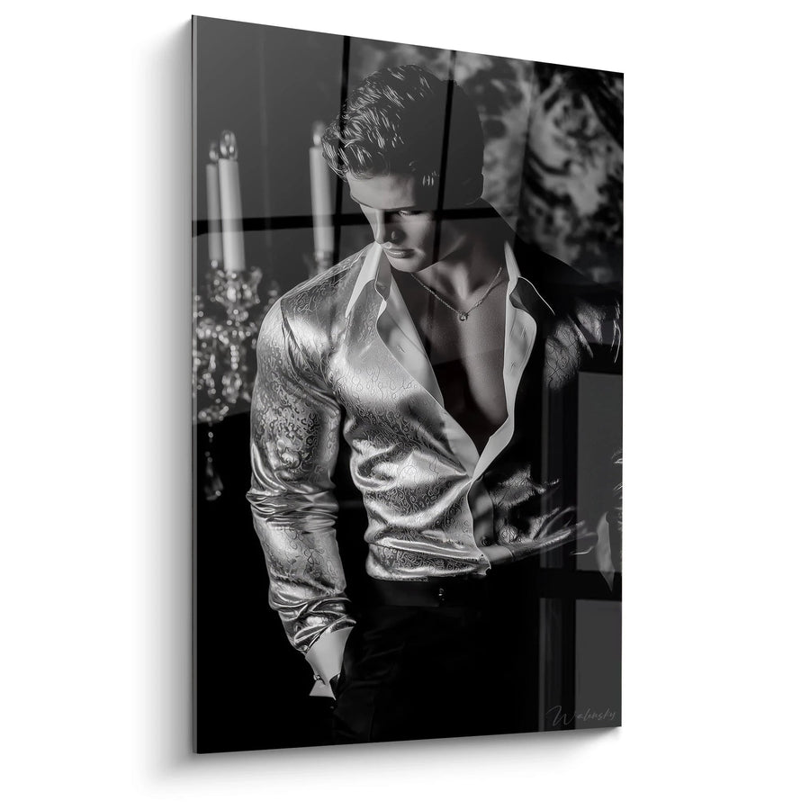 Tableau Séducteur Élégant - Passion Silencieuse - édition beauté masculine