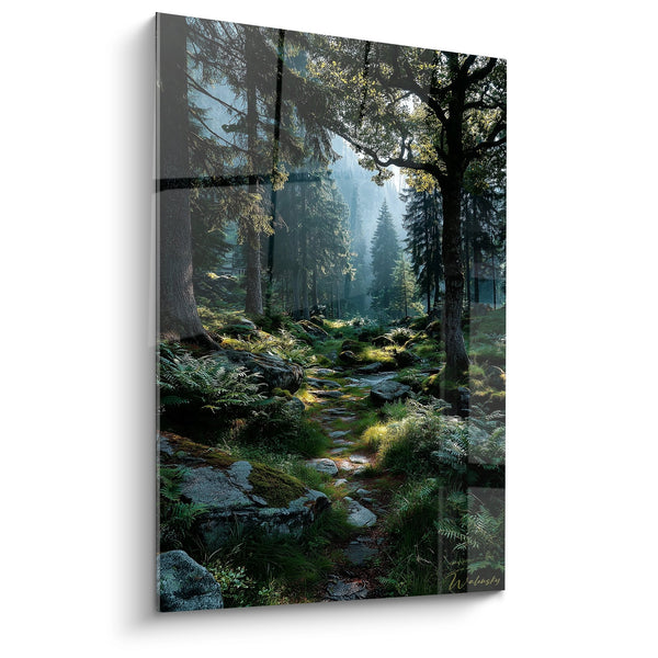 Gemälde Mystischer Waldpfad - Verzauberter Weg - Wald-Edition
