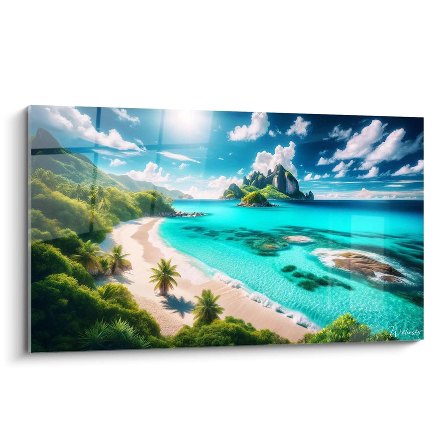 Cuadro Serenidad de Aguas Cristalinas - Edición Paisaje