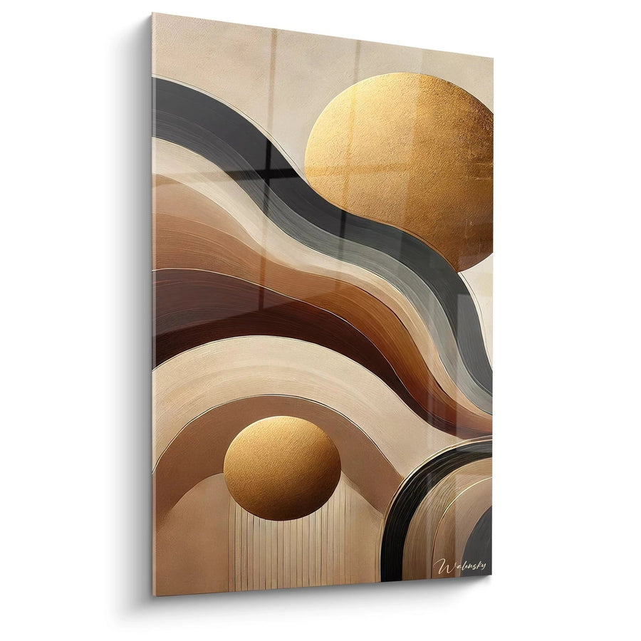 Cuadro Serenidad en Curvas - Edición África Abstracto