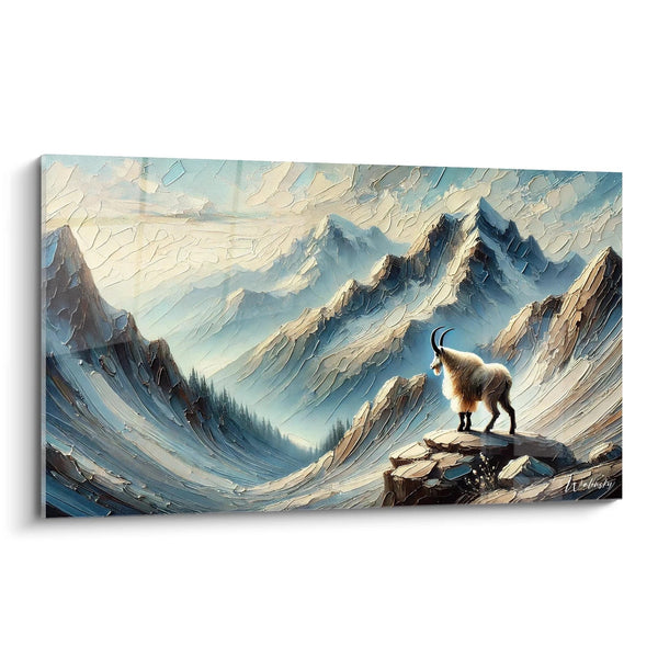 Cuadro Solo en la Cima - Edición Paisaje de Montaña