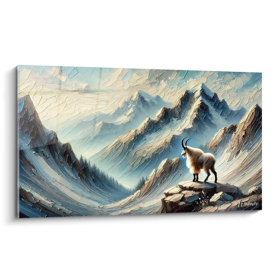Cuadro Solo en la Cima - Edición Paisaje de Montaña
