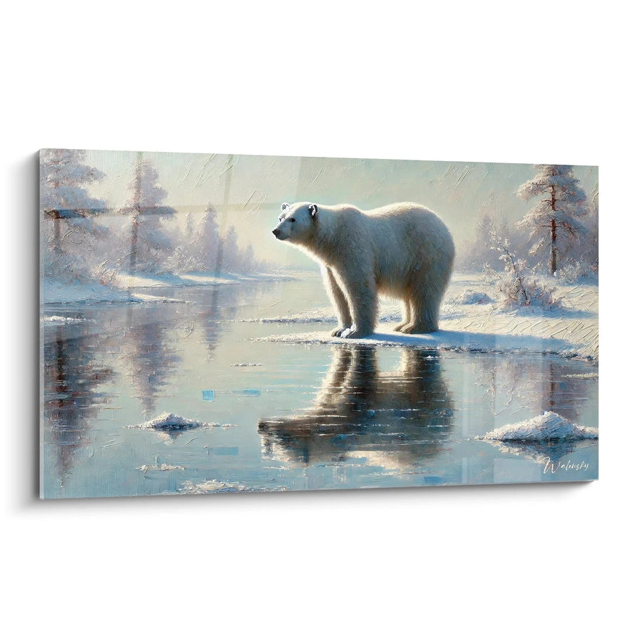 Cuadro Silencio del Frío - Edición Oso Polar Animales