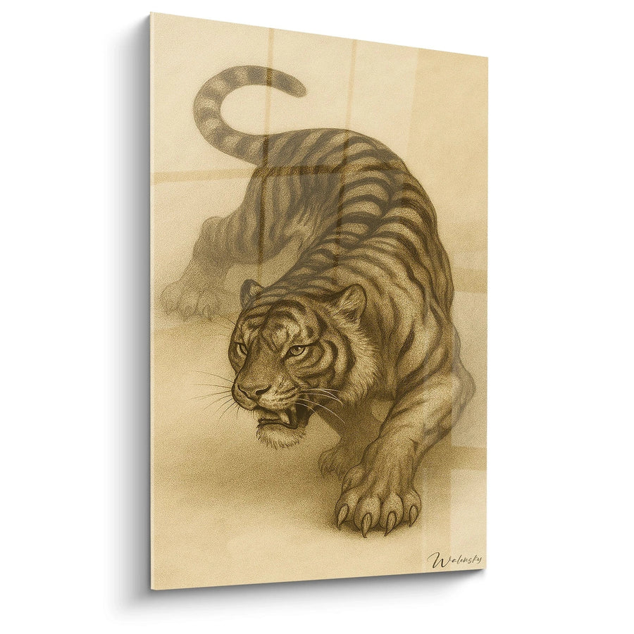 Tableau Silence Féroce -Édition Chinois Asia