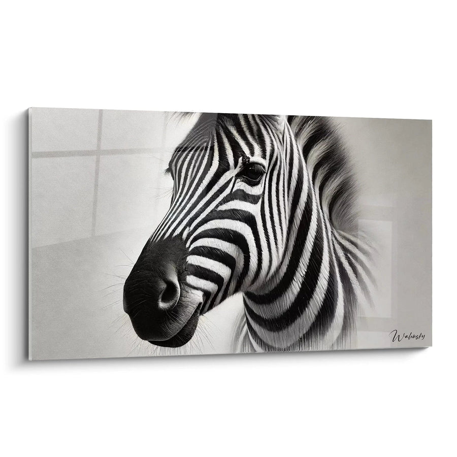 Cuadro Simplicidad Rayada - Edición Zebra Animales