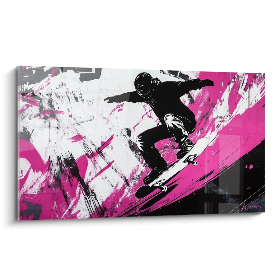 Tableau Skateur Urbain - edition street art
