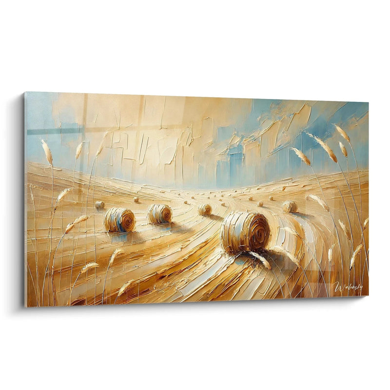 Harvest Sun Painting - Countryside Landscape Edition