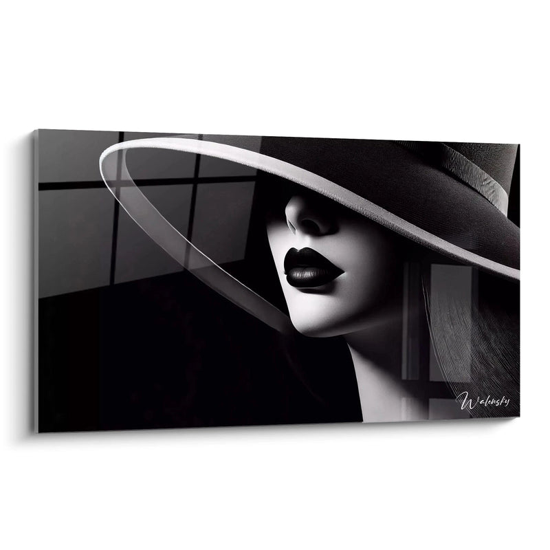 Under the Hat Wall Art - Black & White Edition