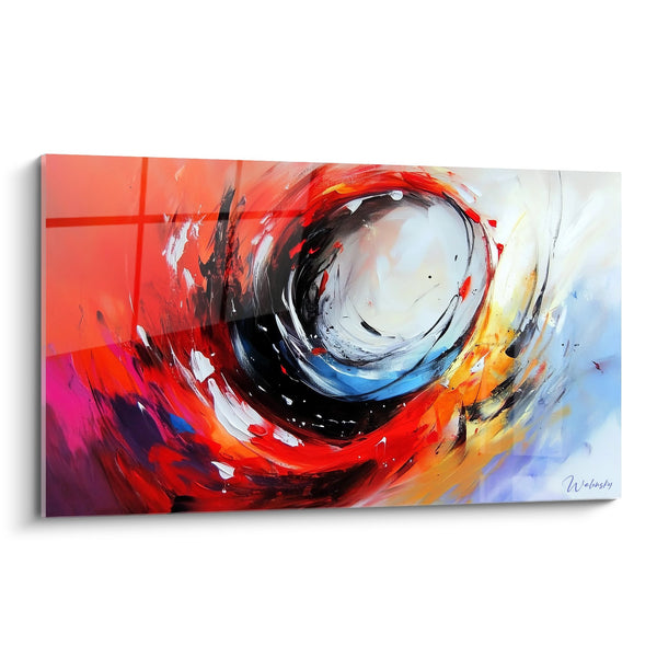 Cuadro espiral dinámico multicolor - Energía cósmica - edición espiral abstracto