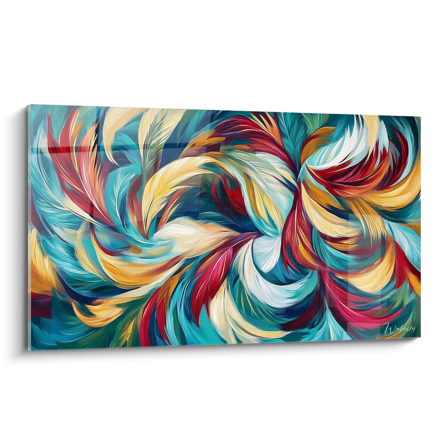 Tableau Spirale Vivante - édition moderne abstrait