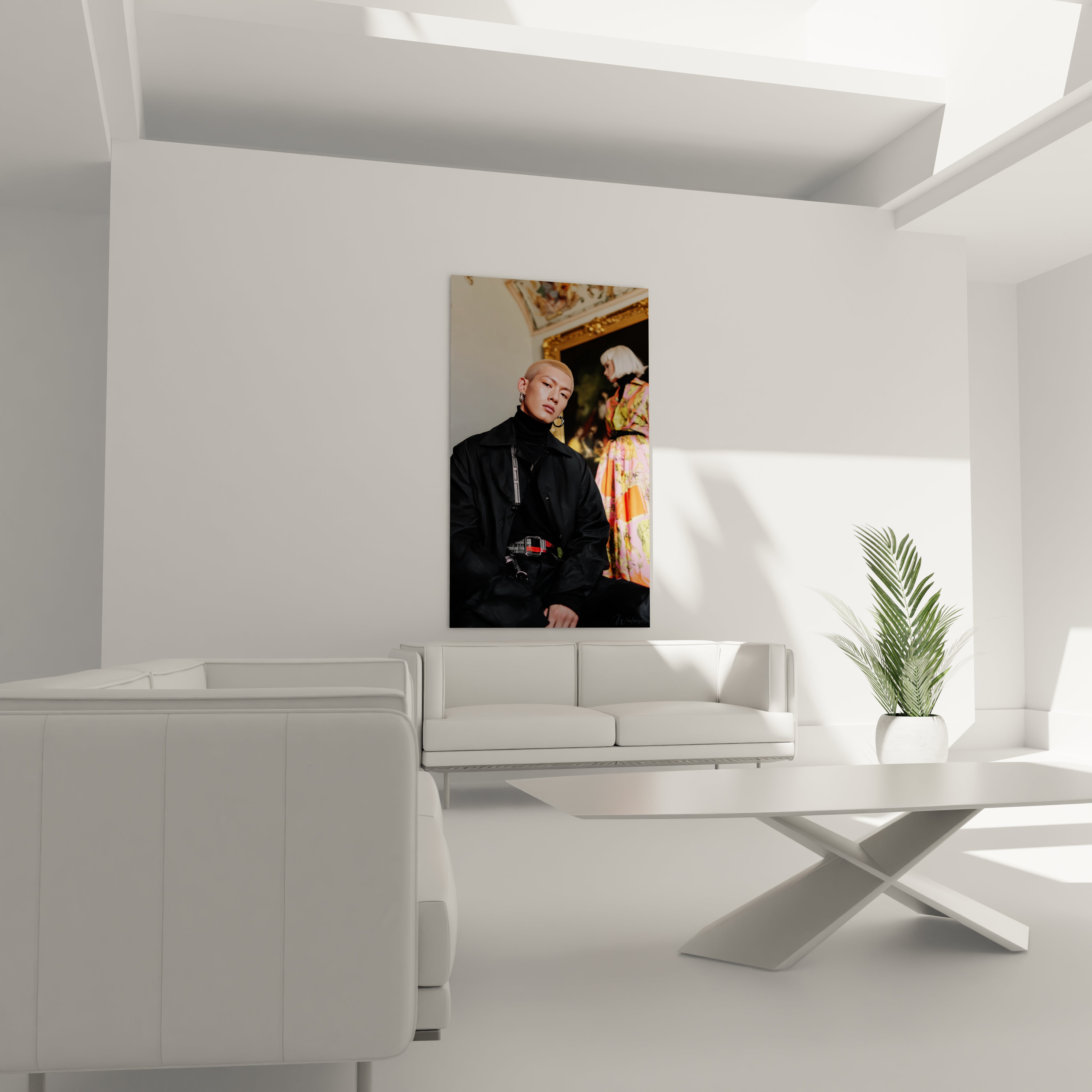 Tableau mural streetwear moderne de Walensky, ajoutant une touche artistique à votre intérieur contemporain