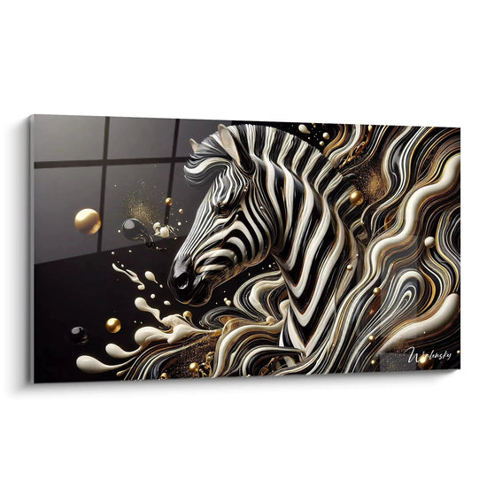 Tableau Stries en Noir et Blanc - Edition Essence Sauvage