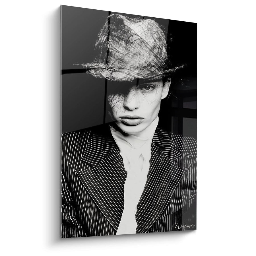 Tableau Style Années 40 - Glamour Contemporain - édition mode noir et blanc