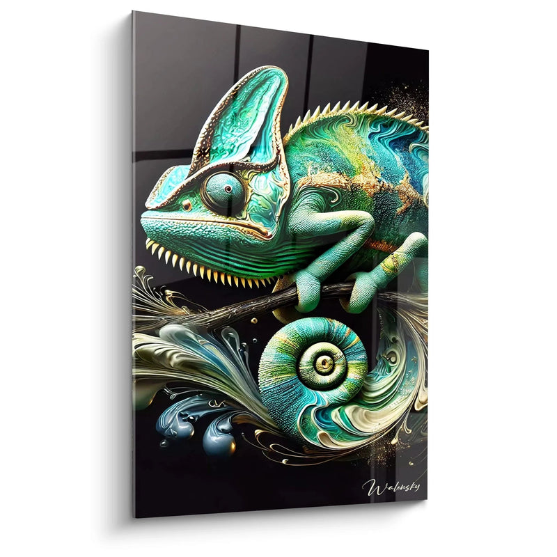 Tableau Sur le Fil des Couleurs - Edition Essence Sauvage