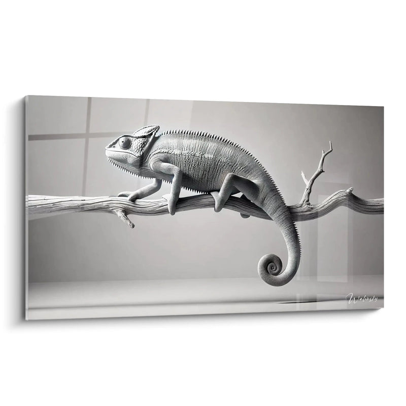 Tableau Sur le Fil du Temps - Édition Caméléon Animaux