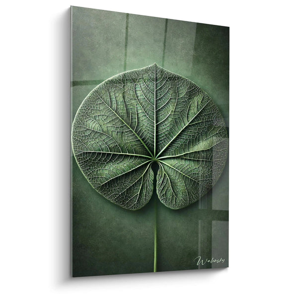 Cuadro Simetría Verde - Edición Naturaleza