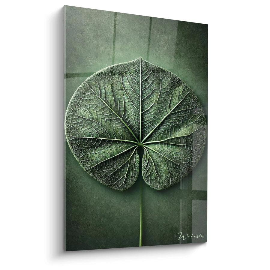 Cuadro Simetría Verde - Edición Naturaleza