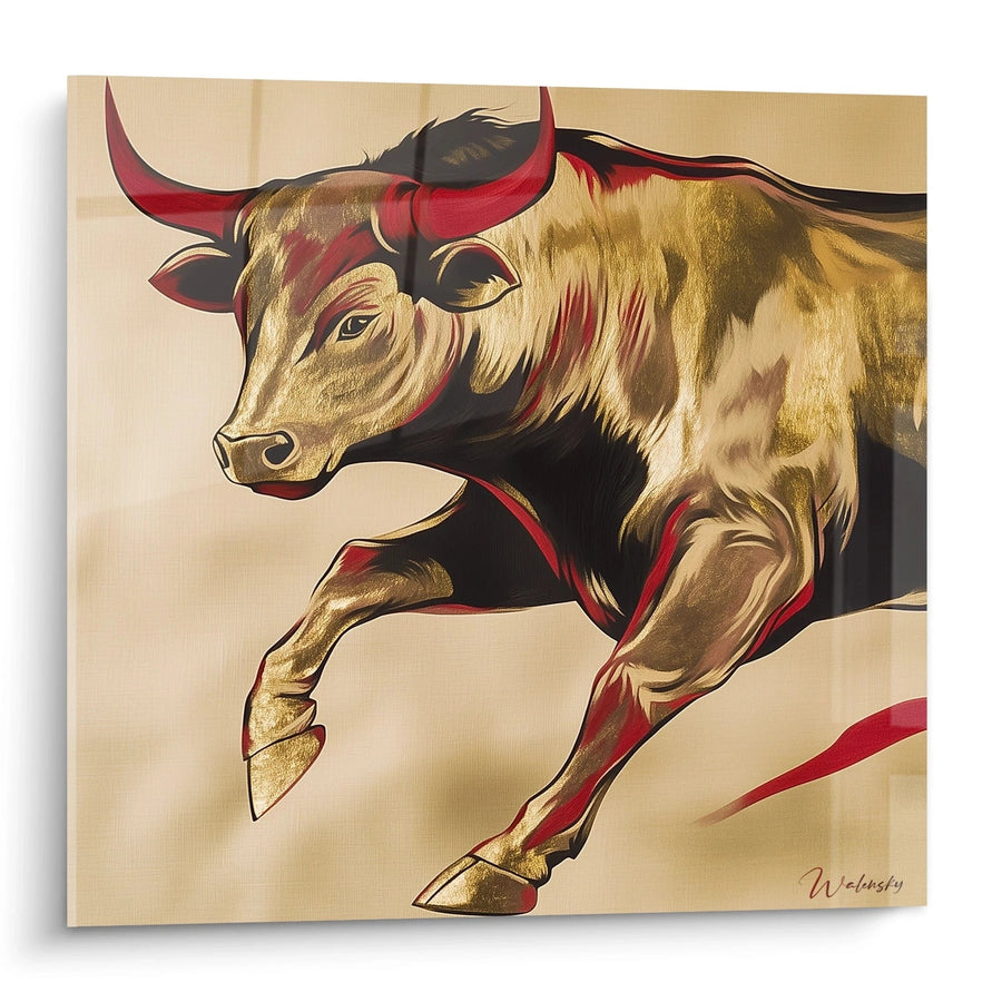 Tableau Taureau Chaleur ancestrale - édition taureau