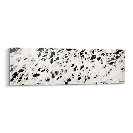 Tableau tacheté noir et blanc de Walensky, design moderne pour décoration intérieure