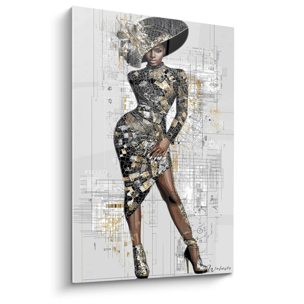 Tableau Tendance - Métamorphose Artistique - édition haute couture
