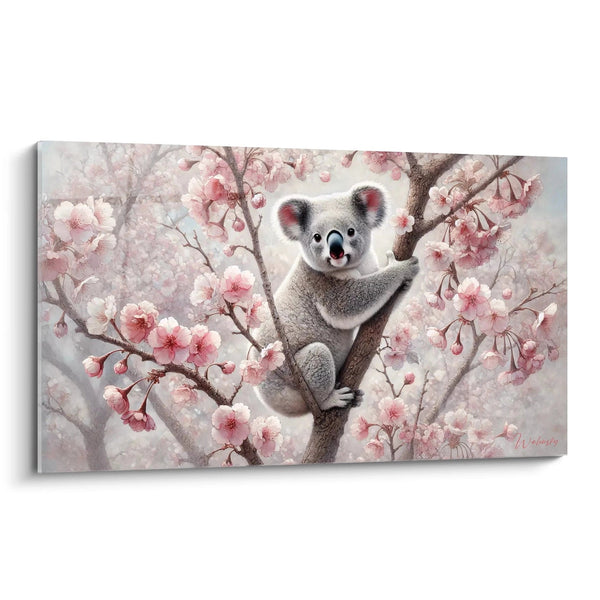 Cuadro Ternura en Rosa - Edición Koala Animales