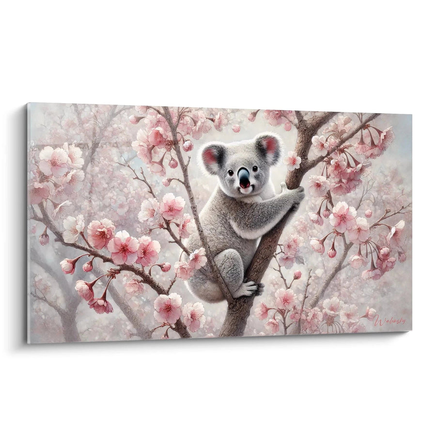 Cuadro Ternura en Rosa - Edición Koala Animales