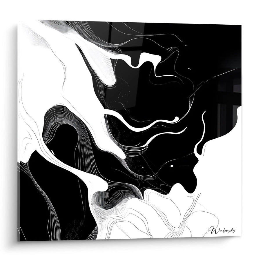 Tableau Tension Flottante -Édition Noir et Blanc