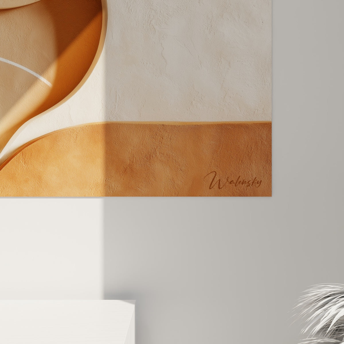 Grain texturé de la matière argileuse, nuances ocre et crème se fondant sous une lumière rasante