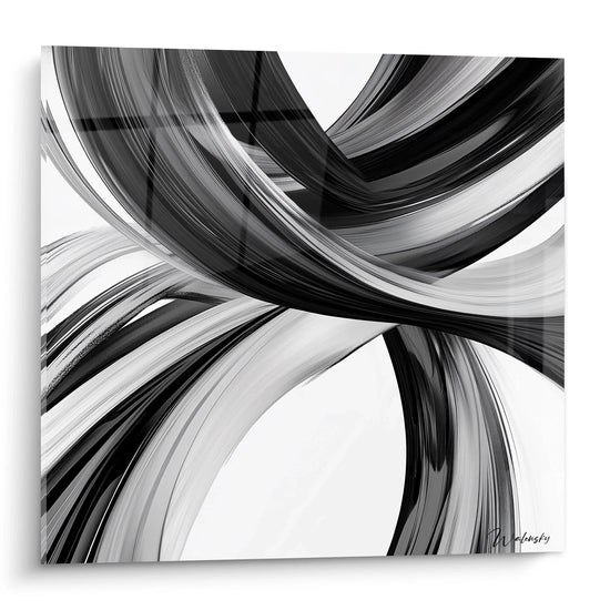 Tableau Tissu d’Ombre -Édition Noir et Blanc