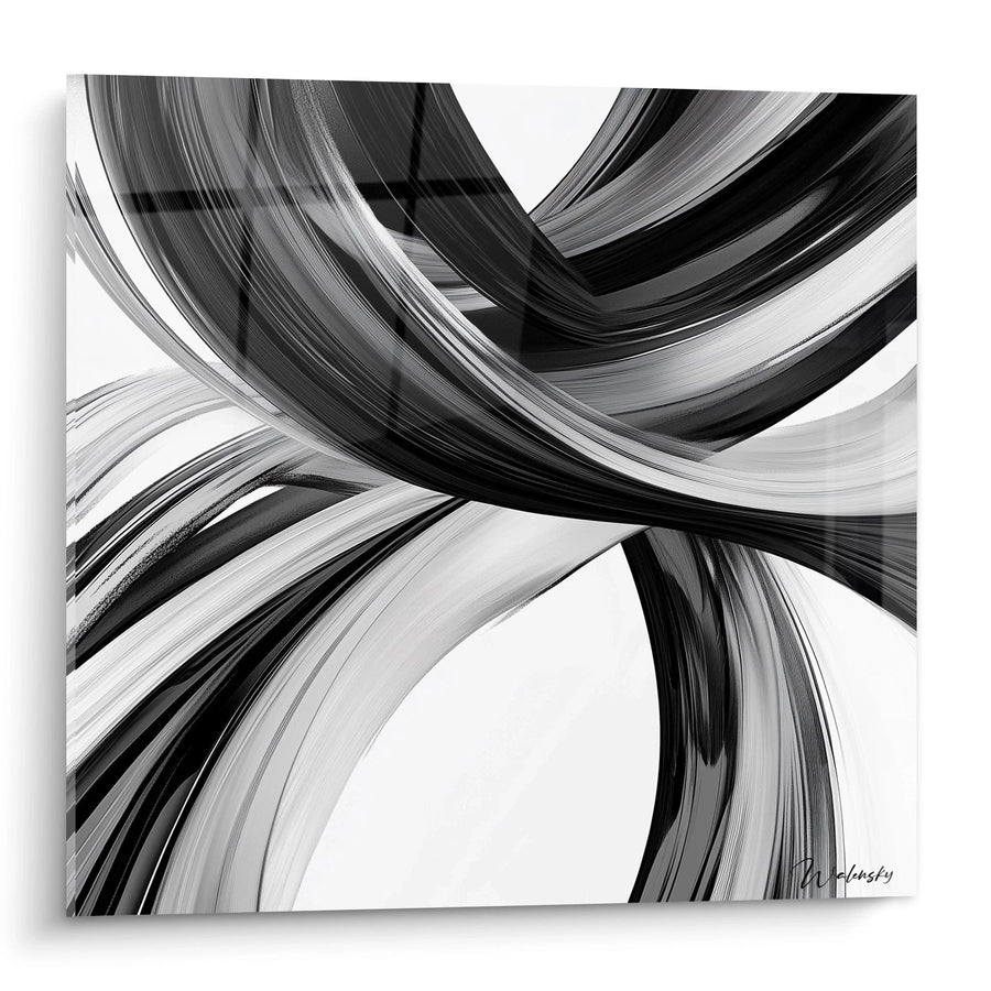 Tableau Tissu d’Ombre -Édition Noir et Blanc