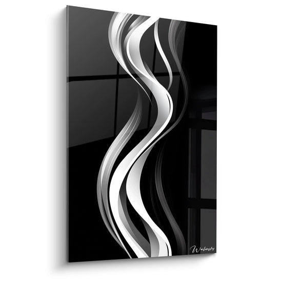Tableau Torsion Douce -Édition Noir et Blanc