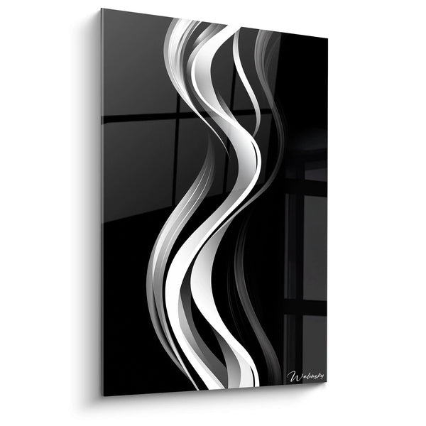 Cuadro Torsión Suave -Edición Blanco y Negro