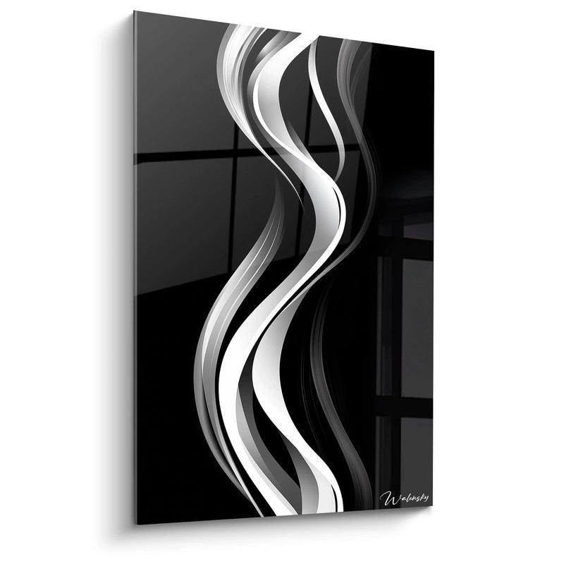 Soft Twist Painting - Black and White Edition