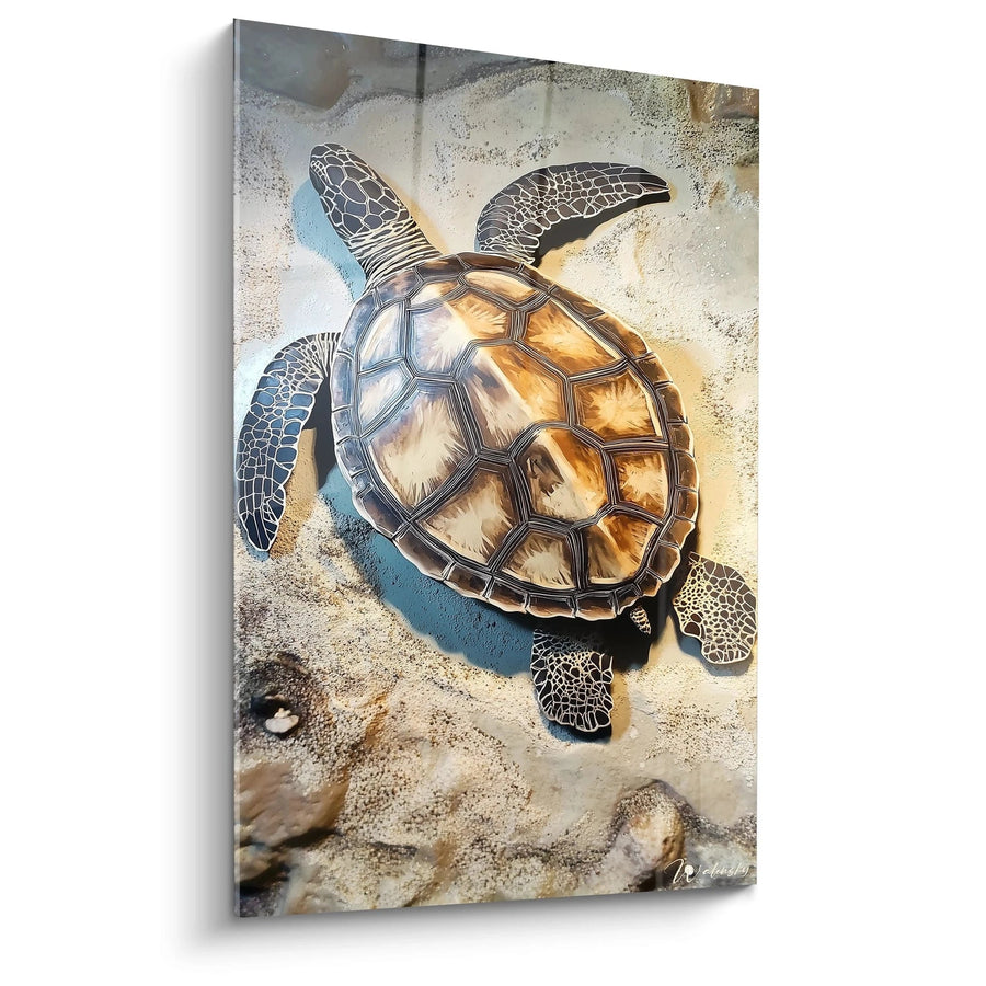 Tableau Tortue temps suspendu - édition tortue de mer