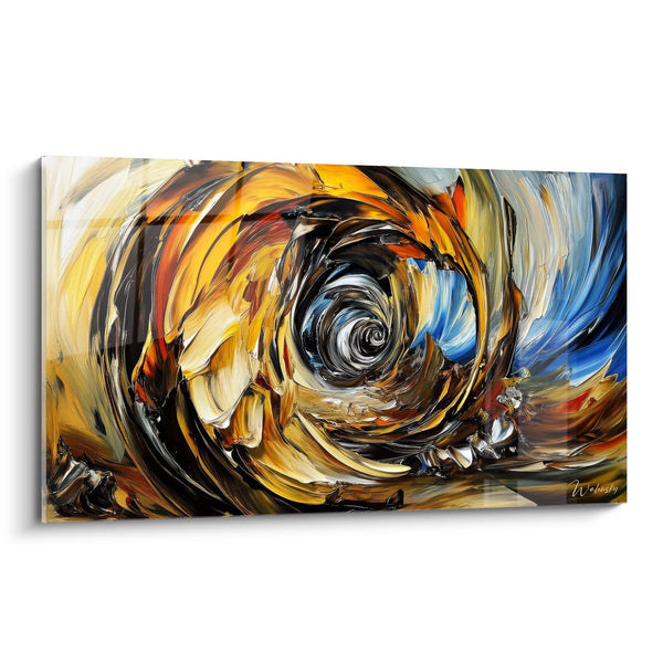 Cuadro remolino energético - Espiral de luz - edición espiral abstracto