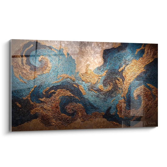 Tableau tourbillons cosmiques - Spirales Célestes - édition texture abstrait