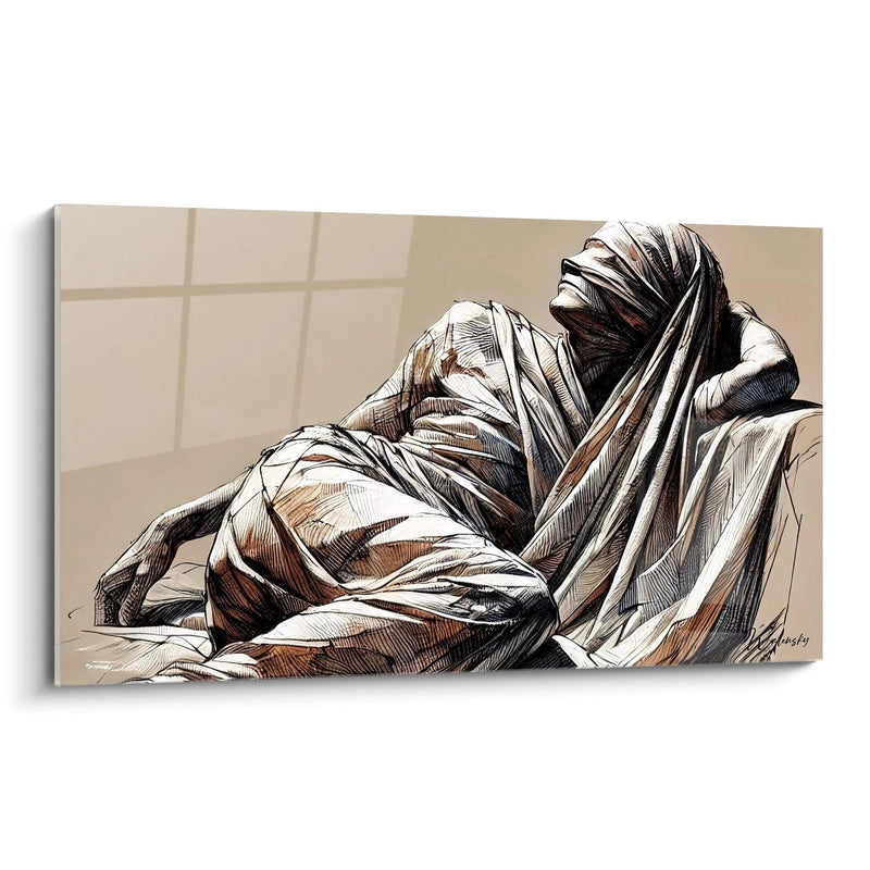 Gemälde Spuren der Ruhe - Ausgabe Abstrakter Körper